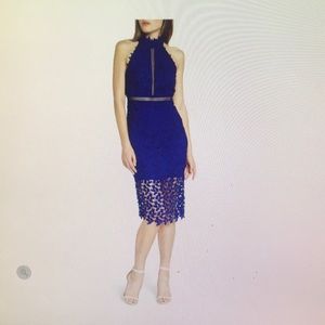 Gemma Halter lace Sheath Dress